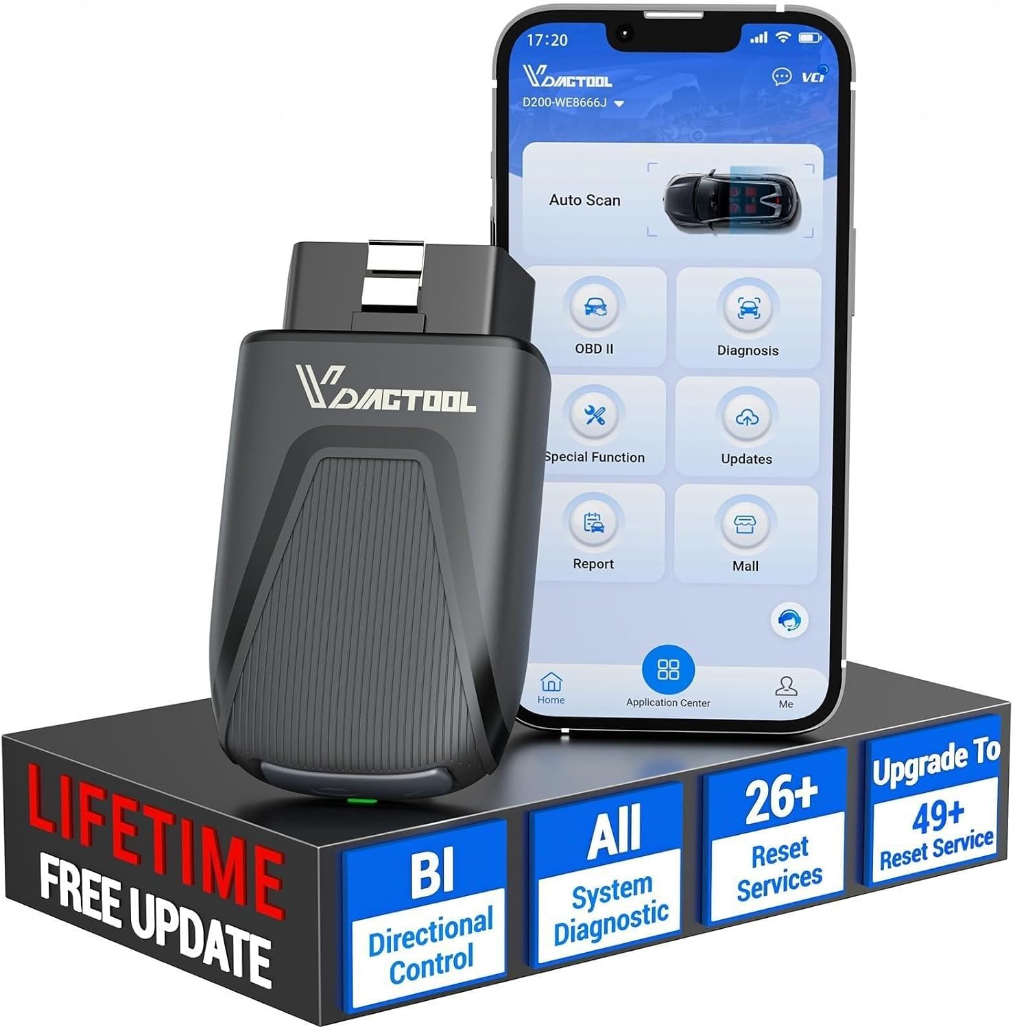 Obd2 Scanner Bluetooth Android - Scanner OBD2 Bluetooth D200 con funzionalità