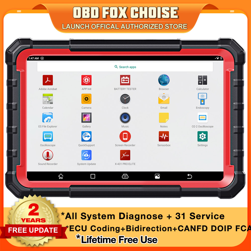 Obd2 Scanner Bidirectional Launch X431 - LANCIO X431 PRO Elite Scanner bidirezionale