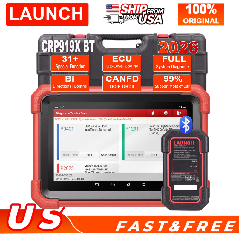Obd2 Scanner Bidirectional Launch X431 - Scanner OBD2 LAUNCH X431 CRP919X BT