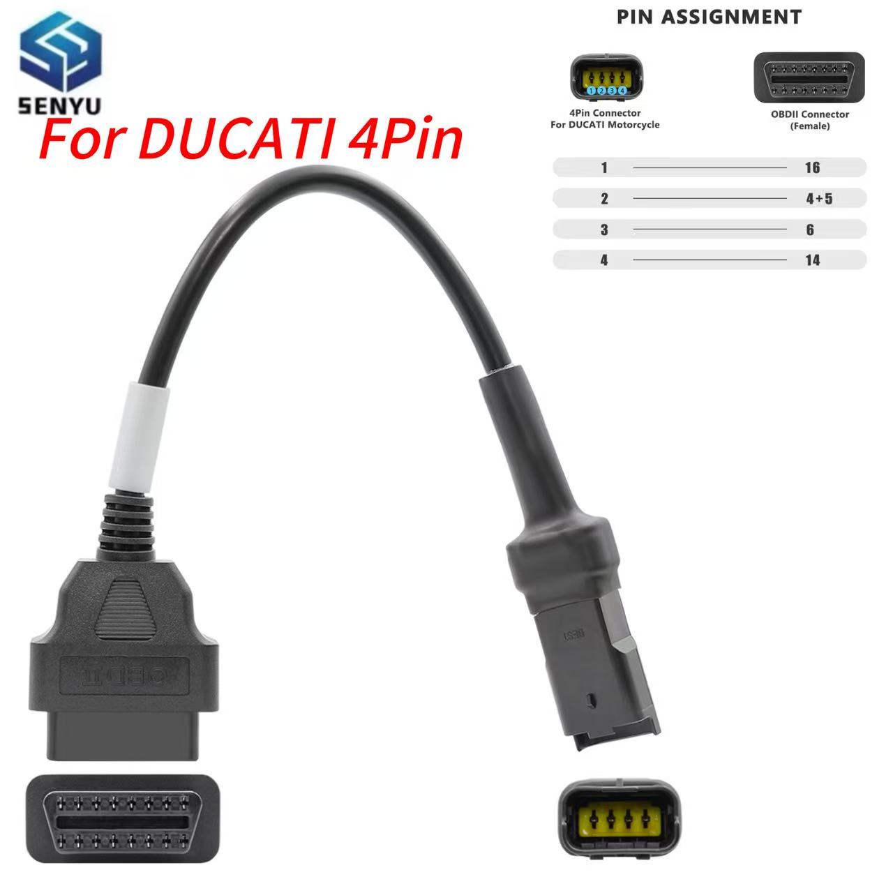Car Diagnostic Tool Full System - Cavo di Prolunga OBD2 per DUCATI,