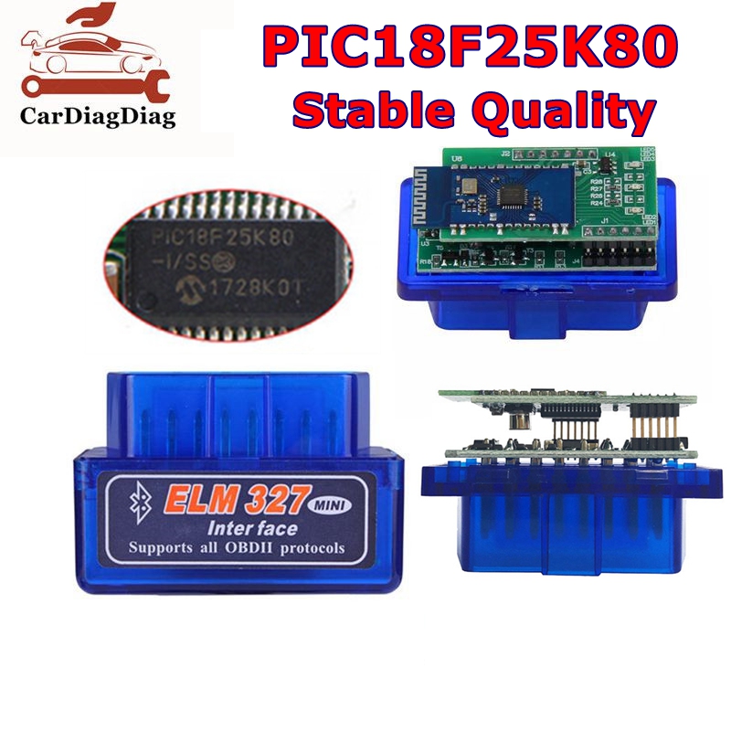 Obd2 Scanner Bluetooth Android - ELM327 V1.5 PIC18F25K80 Chip 2 Strati