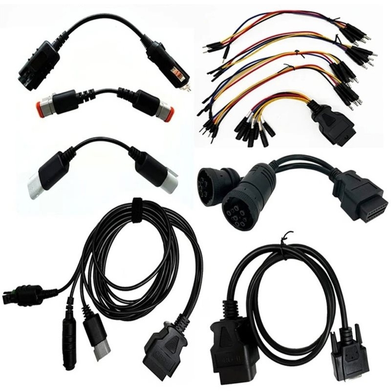 Obd2 Scanner Heavy Duty Truck - V8.7 V7.62 6 Adattatore per collegamento