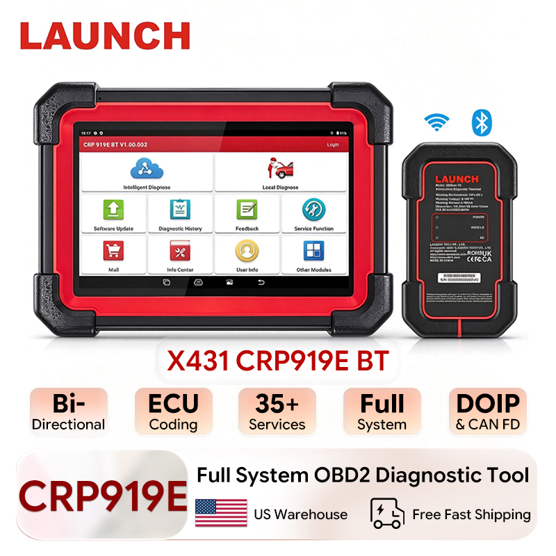 Obd2 Scanner Bidirectional Launch X431 - 2026 LAUNCH X431 CRP919E BT Scanner