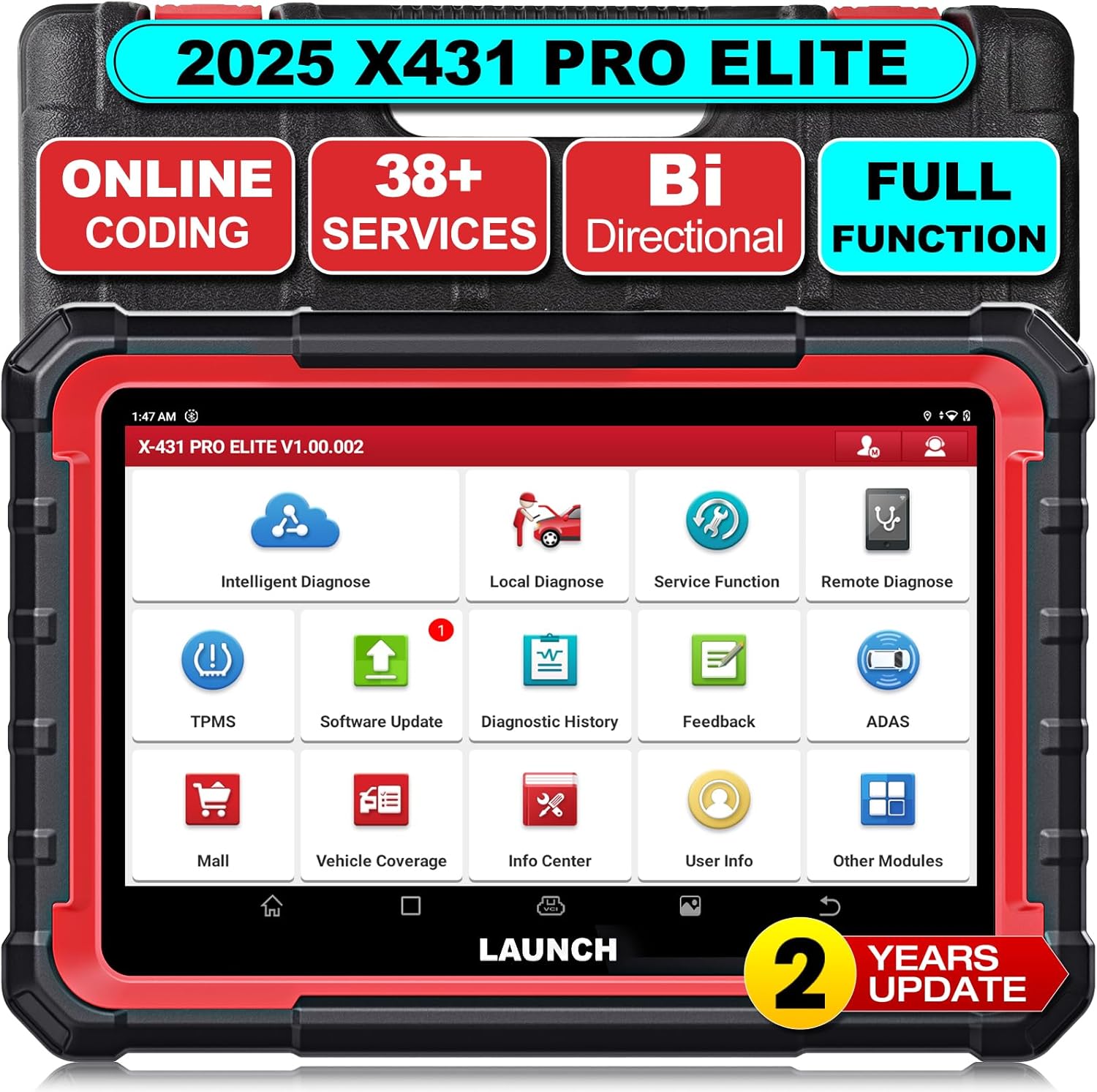Launch X431 Pro Elite - LAUNCH X431 PRO Elite Scanner Bidirezionale