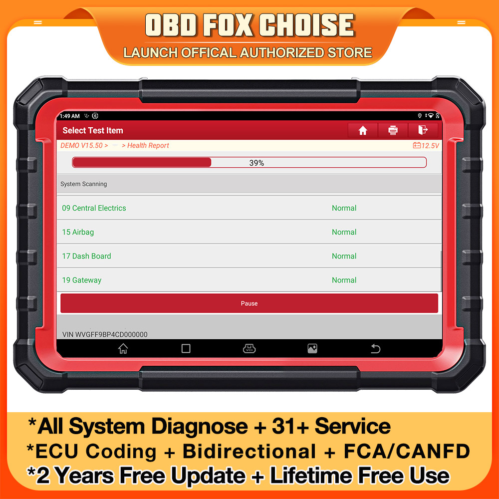 Launch X431 Pro Elite - LANCIO X431 PRO ELITE CANFD DOIP