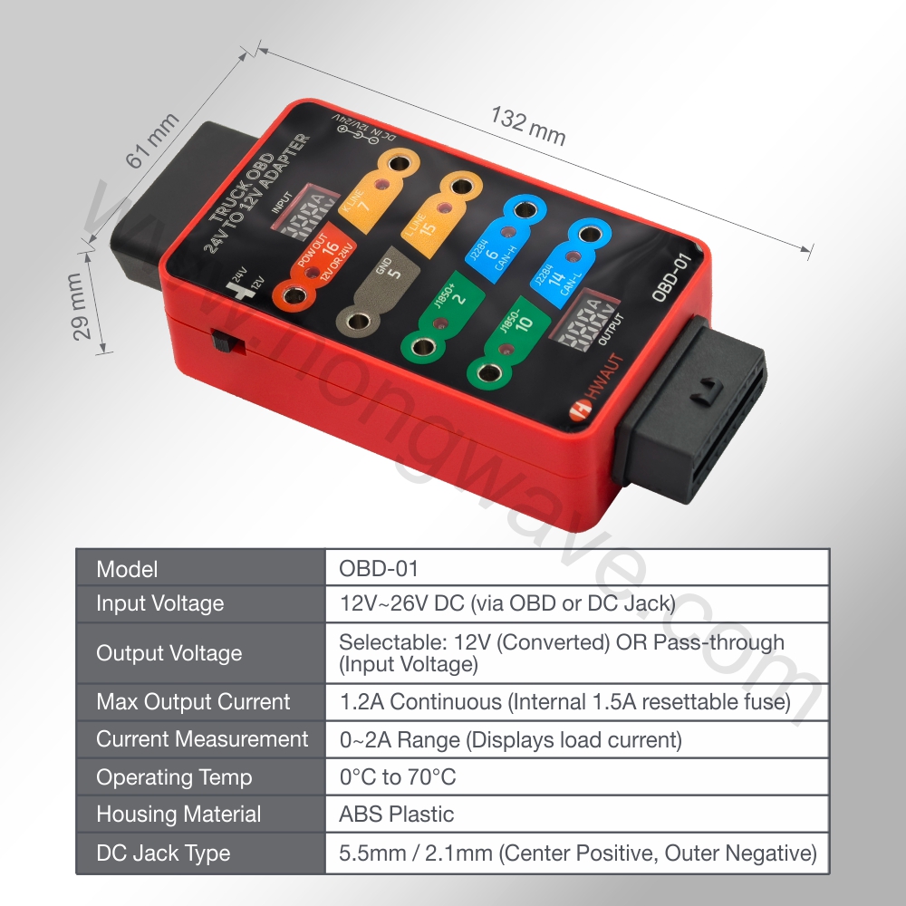 Scatola breakout adattatore HW - Obd2 Scanner Heavy Duty Truck recensione e prezzo