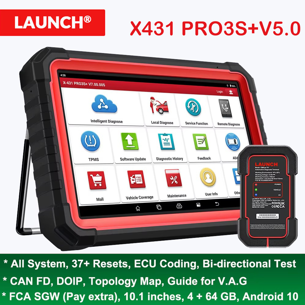 LAUNCH X431 PRO3S+ V5.0 Strume - Obd2 Scanner Bidirectional Launch X431 recensione e prezzo