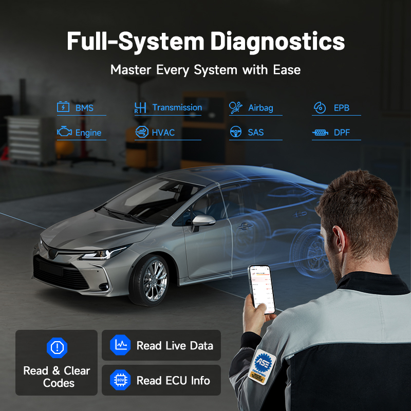 TOPDON Topscan Master Diagnost - Car Diagnostic Tool Full System recensione e prezzo