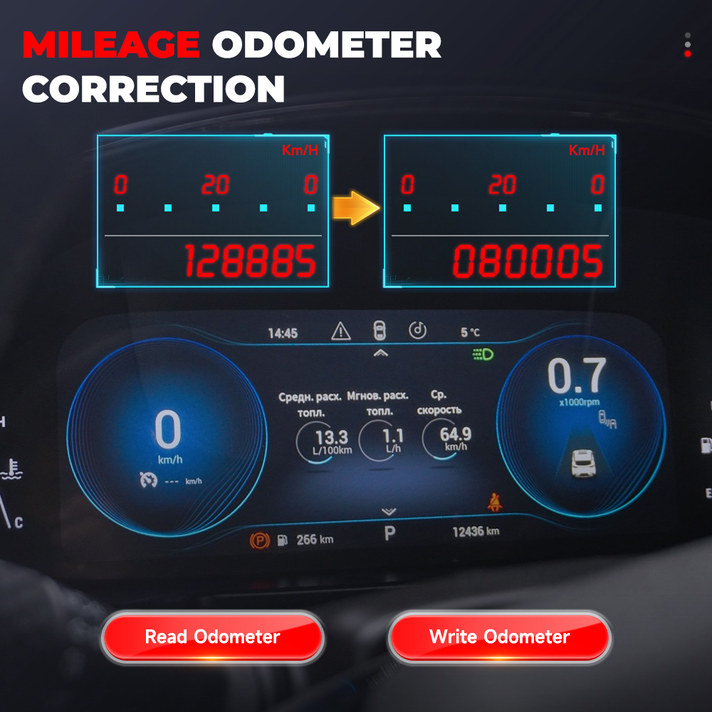 Scanner OBD2 ANCEL DM500 EU/US - Obd2 Scanner Mileage Correction recensione e prezzo