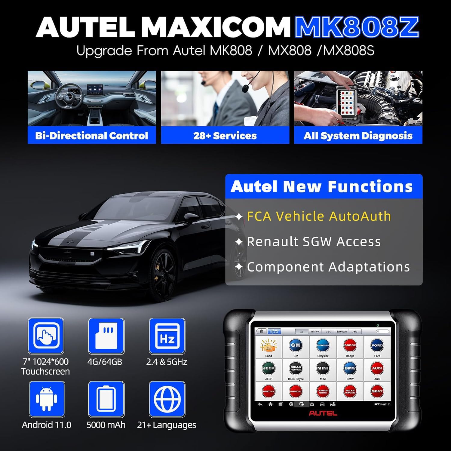 Scanner Autel MaxiCOM MK808Z O - Autel Maxicom Mk808 recensione e prezzo