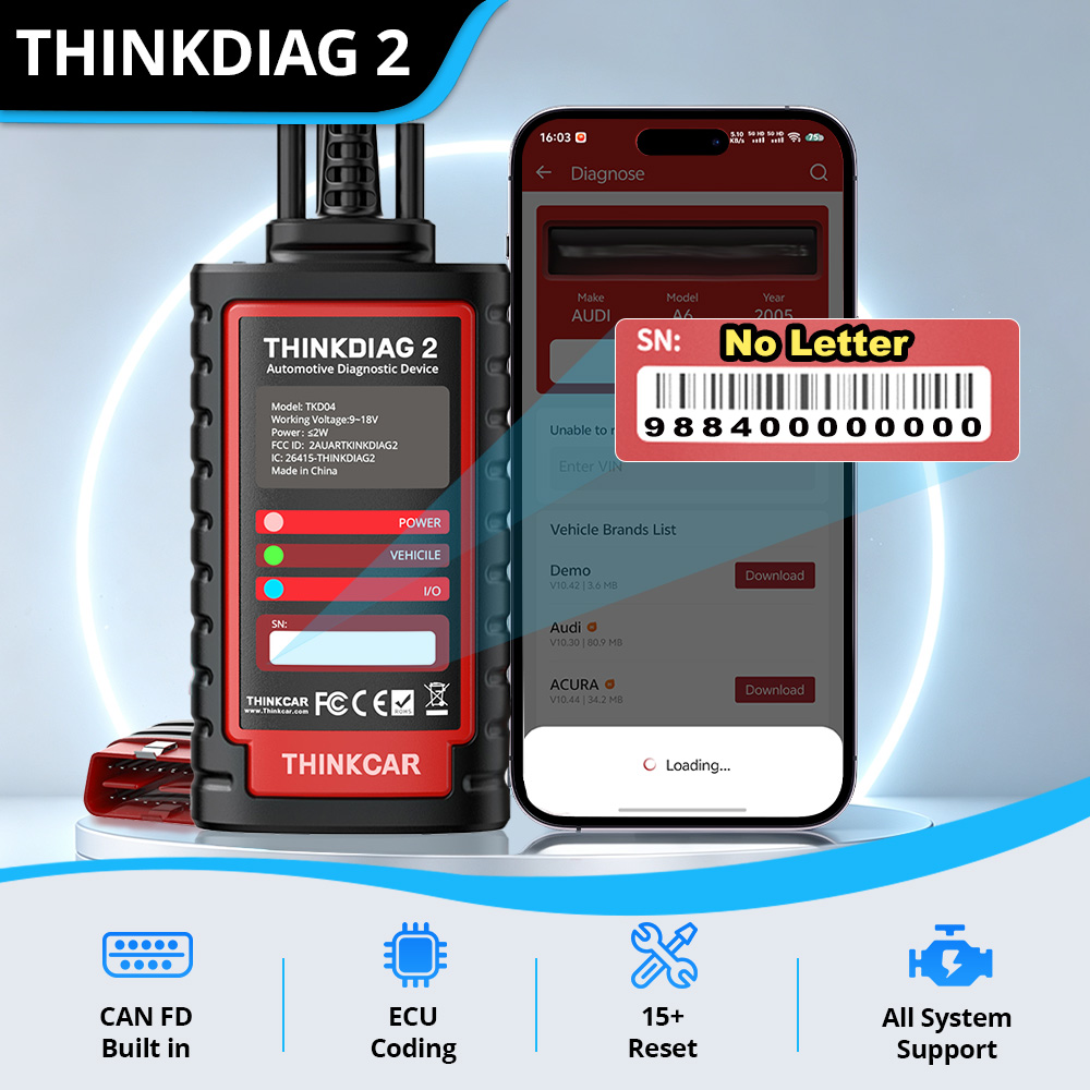 Thinkcar Thinkdiag 2 Strumento - Thinkcar Thinkdiag 2 recensione e prezzo