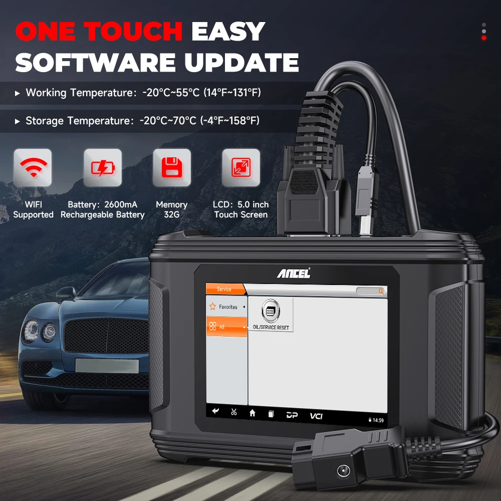 ANCEL DM500 EU/USA 2025 - Scan - Obd2 Scanner Mileage Correction recensione e prezzo