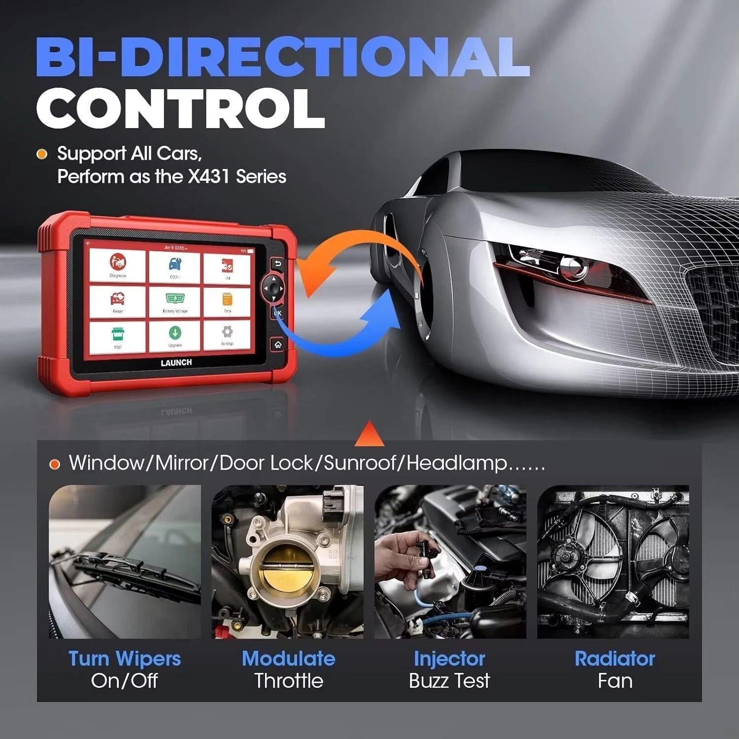 Scanner OBD2 LAUNCH X431 CRP91 - Obd2 Scanner Bidirectional Launch X431 recensione e prezzo