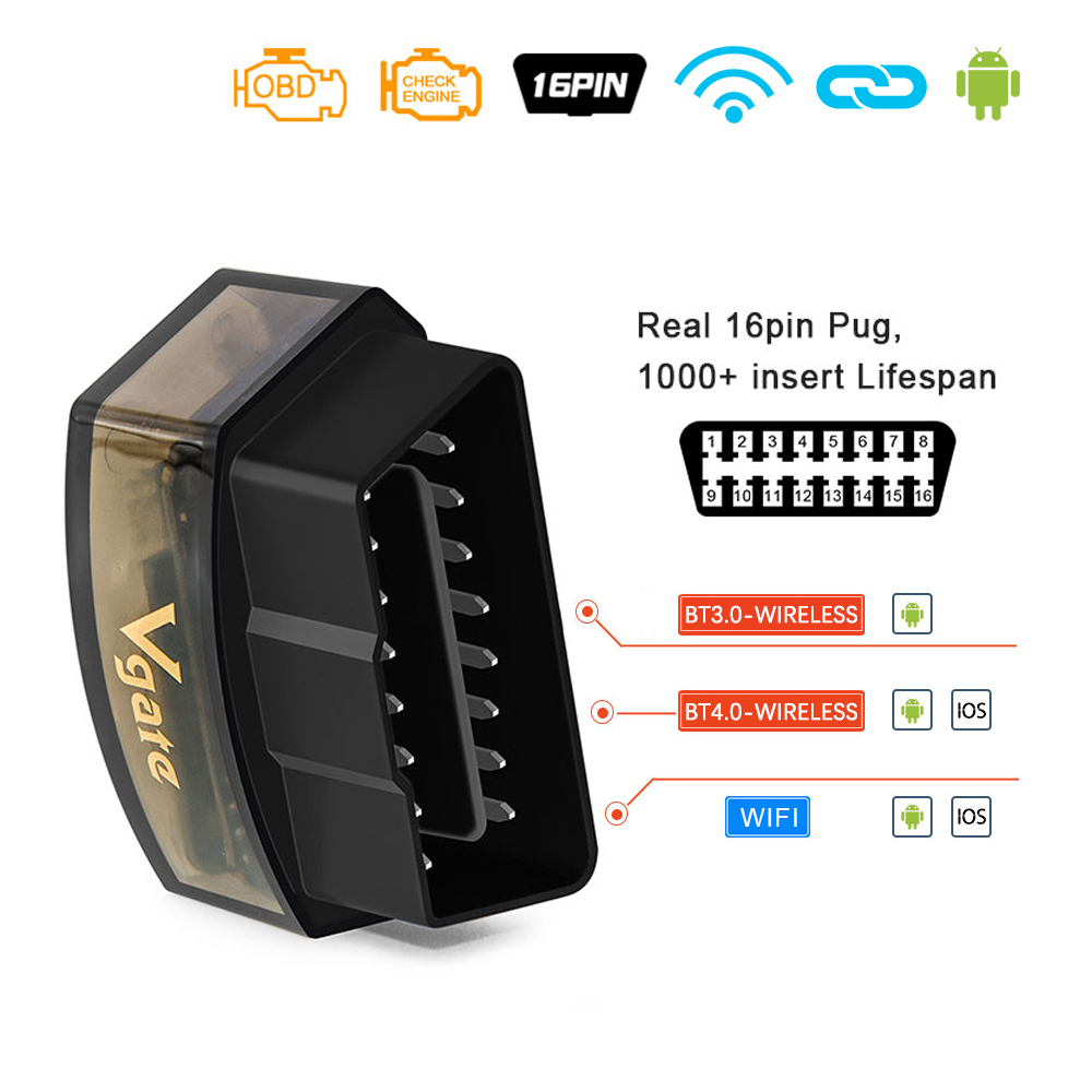 Vgate ELM327 v2.3 ICar Pro OBD - Obd2 Scanner Bluetooth Android recensione e prezzo