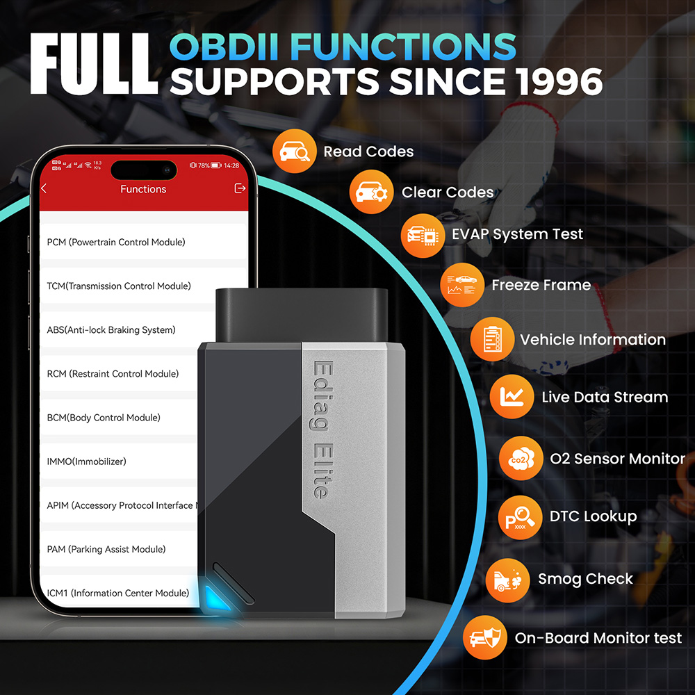 Kingbolen Nuovo Ediag Elite: S - Car Diagnostic Tool Full System recensione e prezzo