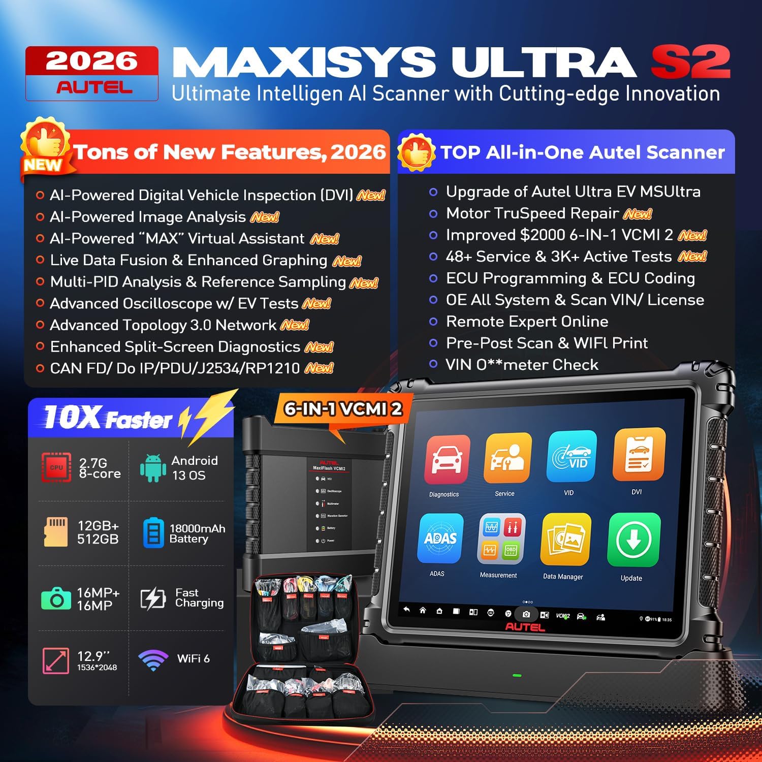 Autel MaxiSys Ultra S2 Strumen - Autel Maxisys Ultra recensione e prezzo