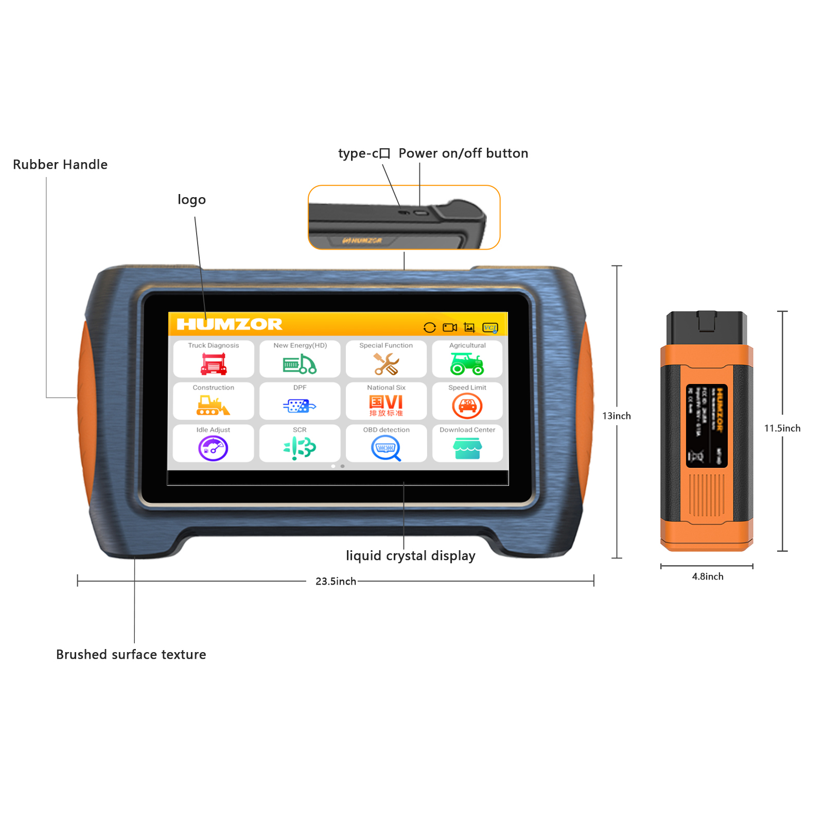Humzor NexzDAS M7 HD Scanner D - Obd2 Scanner Heavy Duty Truck recensione e prezzo