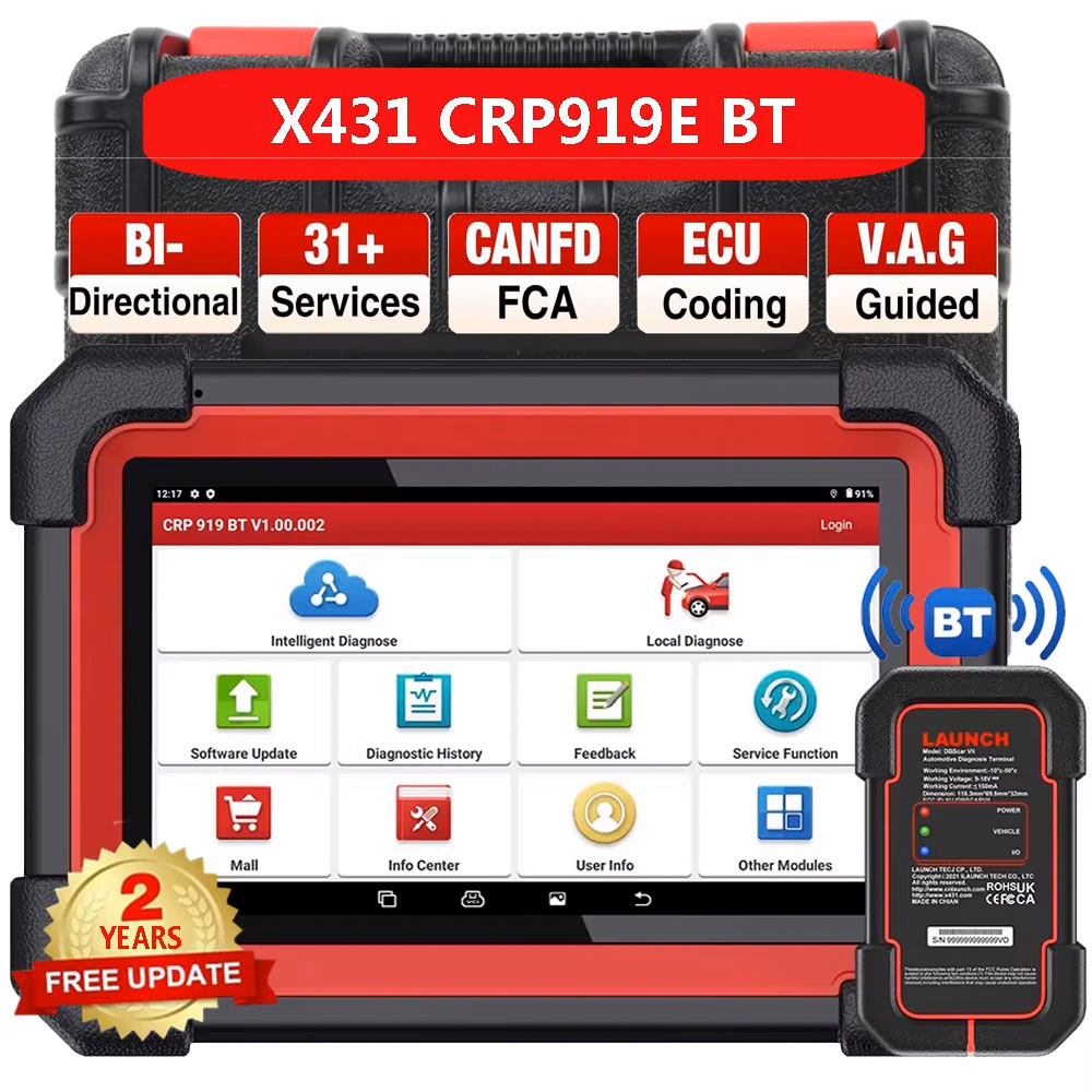 Scanner OBD2 LAUNCH X431 CRP91 - Obd2 Scanner Bidirectional Launch X431 recensione e prezzo