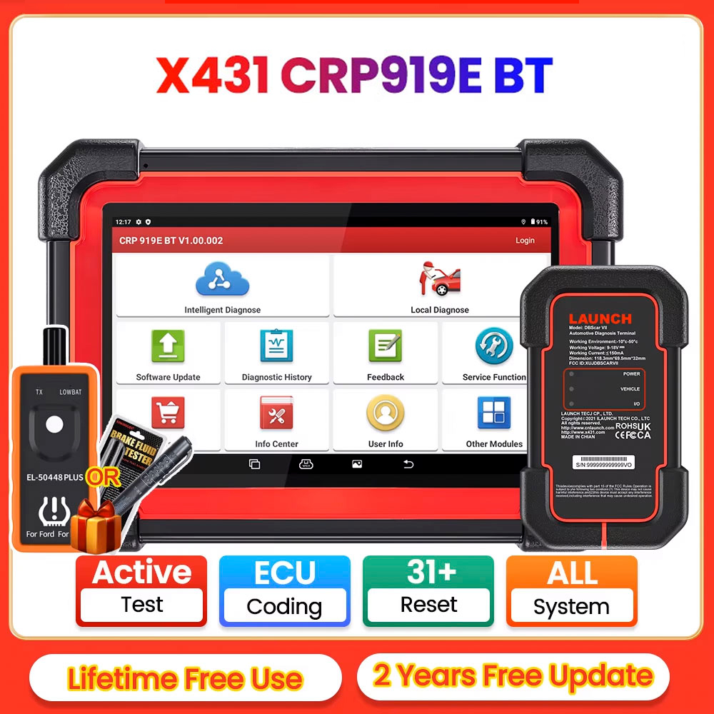 Scanner OBD2 LAUNCH X431 CRP91 - Obd2 Scanner Bidirectional Launch X431 recensione e prezzo