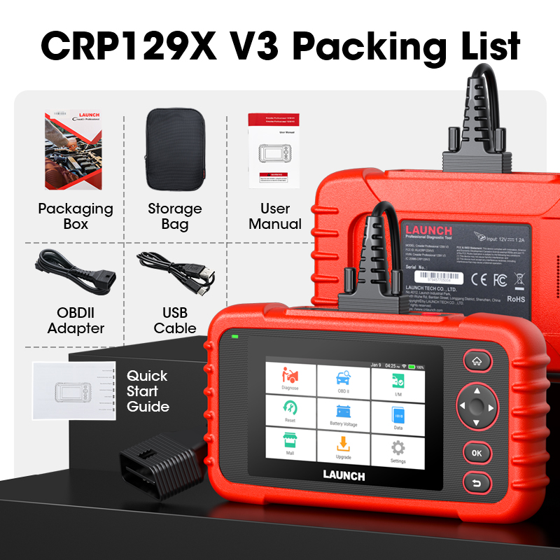 LAUNCH CRP129X V3 64G Scanner  - Obd2 Scanner Mileage Correction recensione e prezzo