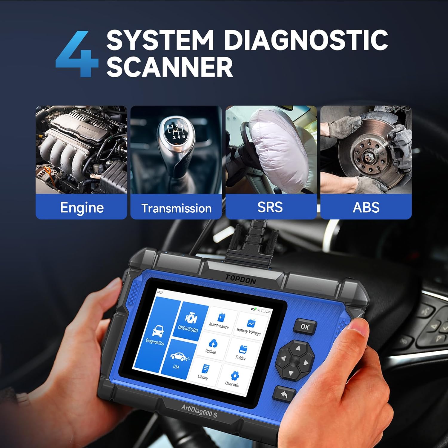 TOPDON ArtiDiag600S OBD2 Scann - Obd2 Scanner Mileage Correction recensione e prezzo