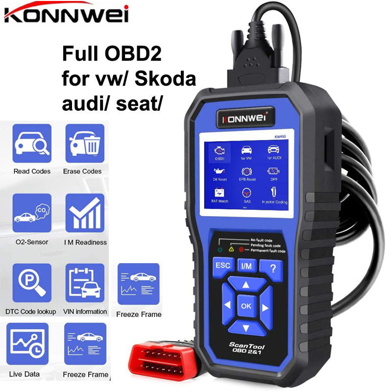 Scanner OBD2 Professionale KW4 - Obd2 Scanner Abs Srs Airbag Reset recensione e prezzo