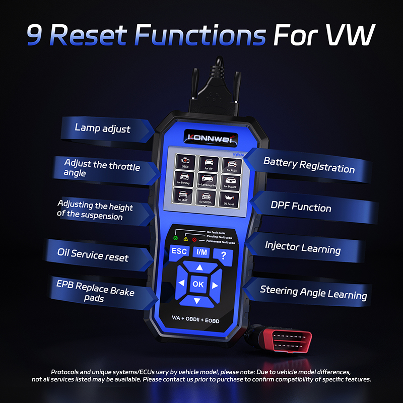 KONNWEI KW450 2026 - Strumento - Obd2 Scanner Abs Srs Airbag Reset recensione e prezzo