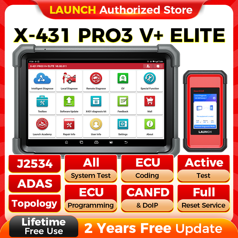 Nuovo LANCIO X-431 PRO3 V + EL - Launch X431 Pro Elite recensione e prezzo