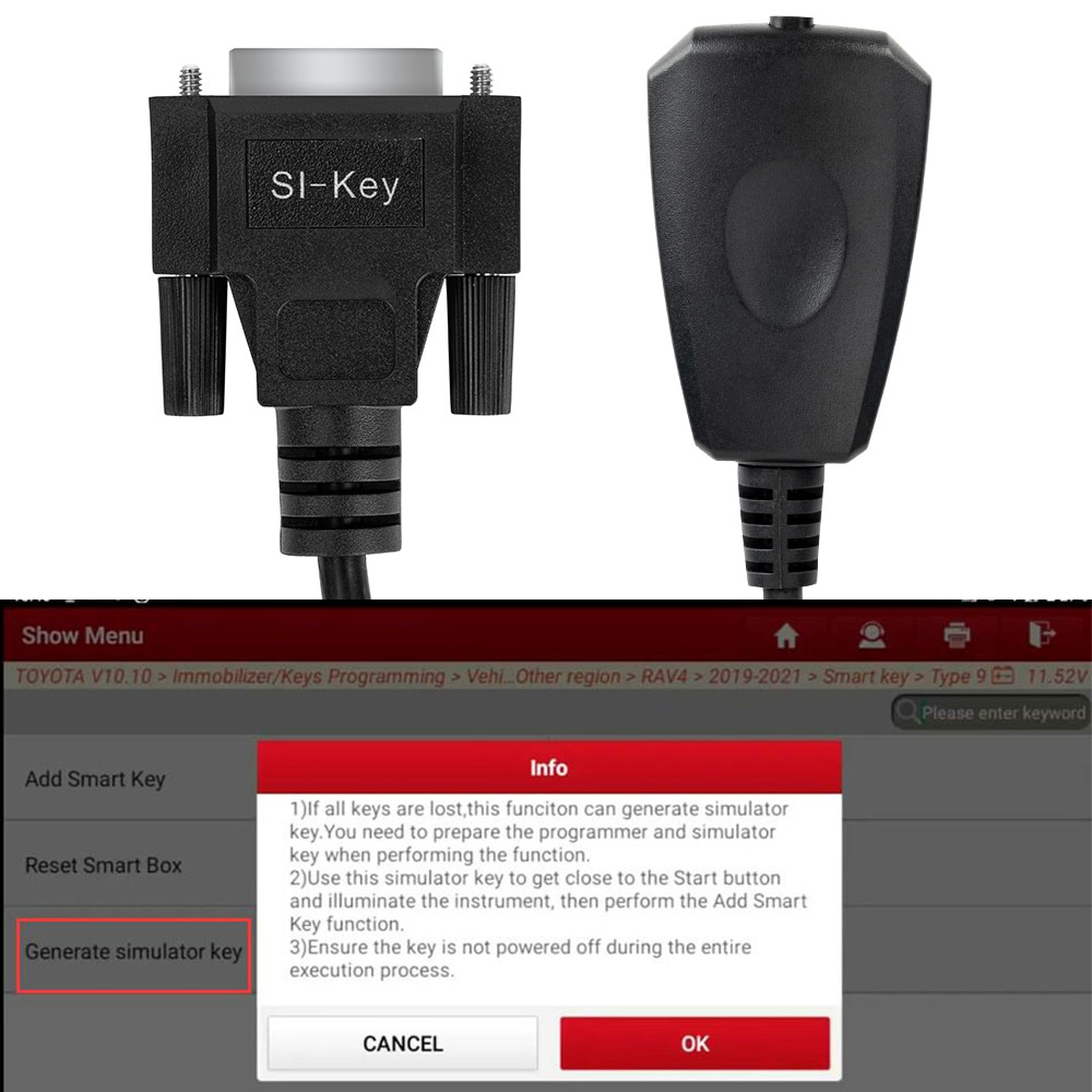 Lancio X431 Smart Key Simulato - Launch X431 Pro Elite recensione e prezzo