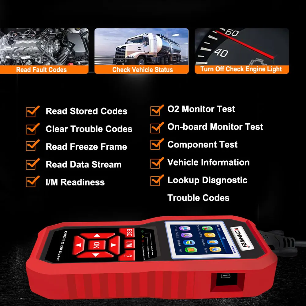 2026 KONNWEI KW851 Scanner Dia - Car Diagnostic Tool Full System recensione e prezzo