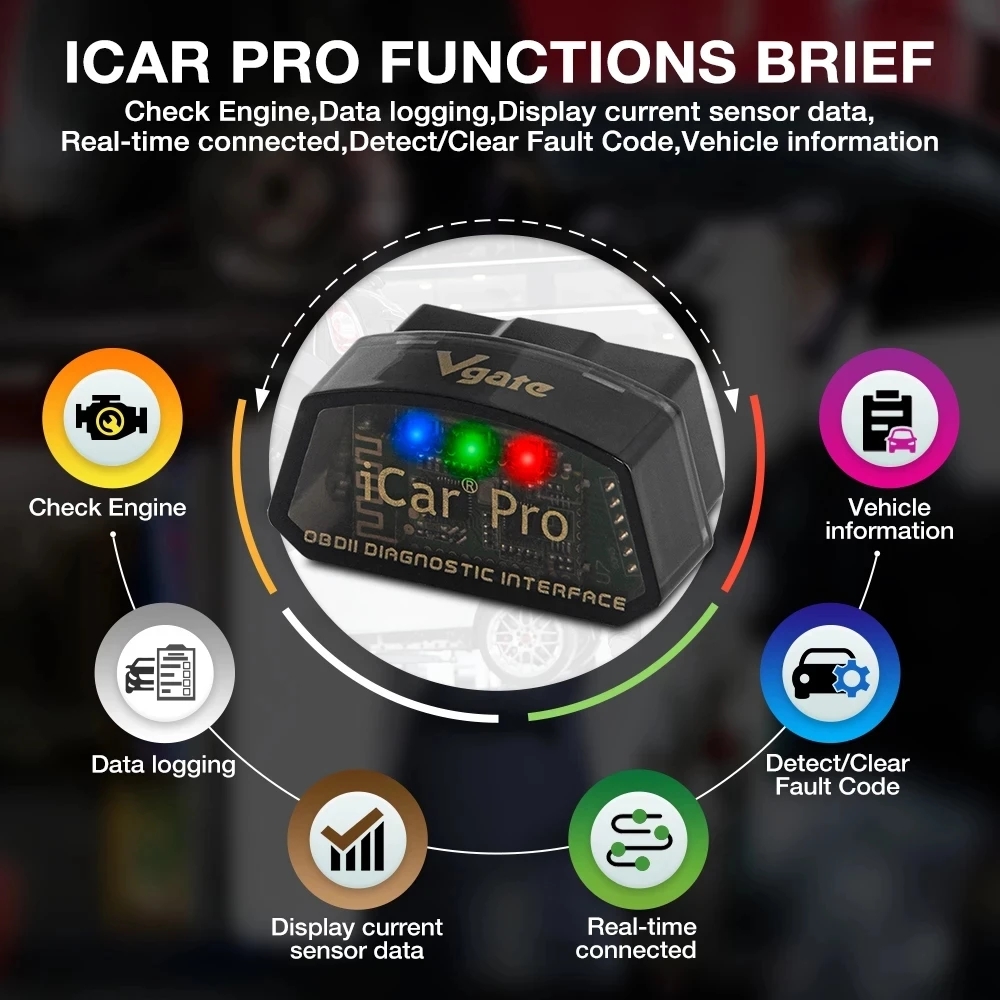 Vgate ICar Pro ELM327 V2.3 Blu - Obd2 Scanner Bluetooth Android recensione e prezzo