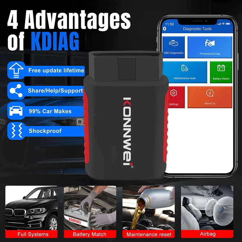 2026 KONNWEI KDIAG Strumento d - Obd2 Scanner Mileage Correction recensione e prezzo