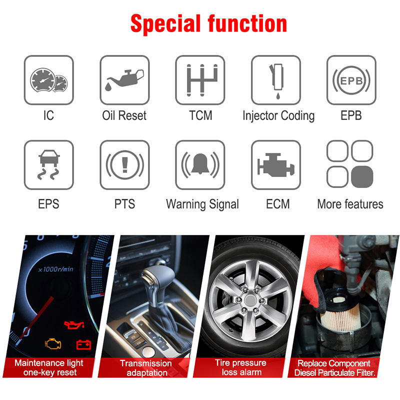 Scanner OBD2 per auto KONNWEI  - Obd2 Scanner Abs Srs Airbag Reset recensione e prezzo