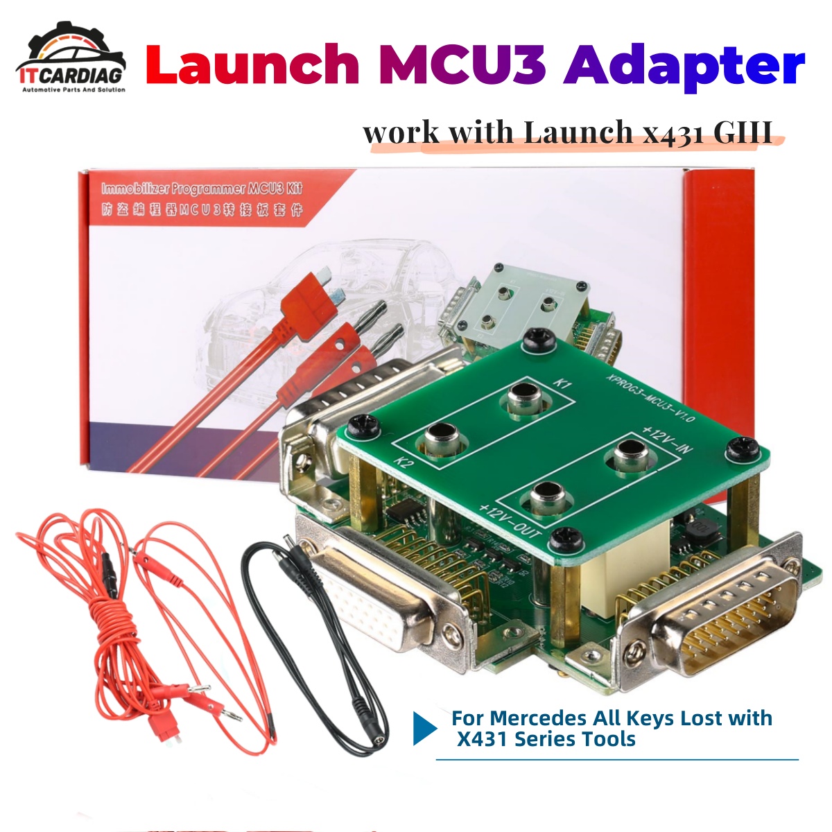 Adattatore Launch X431 MCU-3 M - Launch X431 Pro Elite recensione e prezzo