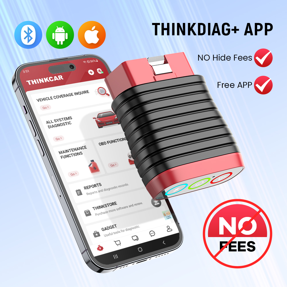 THINKCAR BD6 Scanner OBD2 per  - Obd2 Scanner Bluetooth Android recensione e prezzo